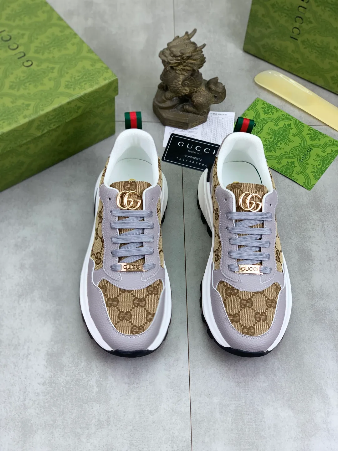 Men's shoes 💰P440💰[New model]🆘 The latest model from Gucci GUCCI official website🎁Classic casual and fashionable men's shoes👟Best model💥The version is simple and elegant, exclusive for trendy men. Unique official website latest brand elements👑Gucci original decoration, fashionable and generous, original soft calfskin fabric➕Comfortable soft first-layer pigskin lining ✅The official website specifies the wear-resistant casual outsole, the classic model is taken in kind🎬Color: 4️⃣colors available😍Number: 38-44